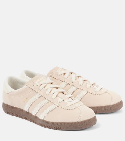 wholesale luxury Adidas Bern suede sneakers in white