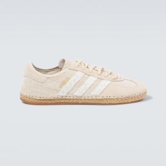 wholesale luxury Adidas x CLOT Gazelle knitted sneakers in beige