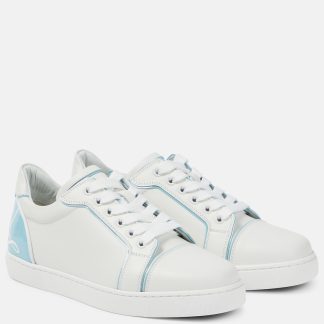 wholesale luxury Christian Louboutin Fun Vieira leather sneakers in white