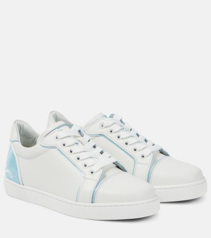 wholesale luxury Christian Louboutin Fun Vieira leather sneakers in white