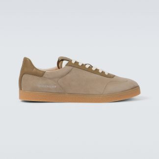 wholesale luxury Givenchy Town leather sneakers in beige