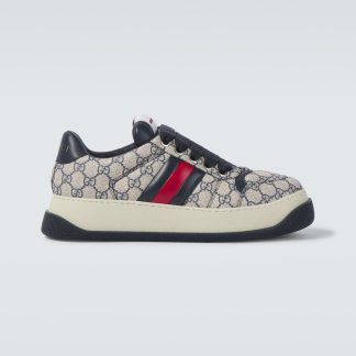 wholesale luxury Gucci GG Screener canvas sneakers in beige