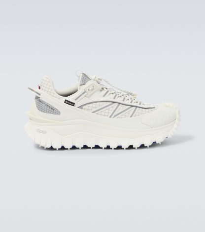 wholesale luxury Moncler Trailgrip GTX ripstop sneakers in white